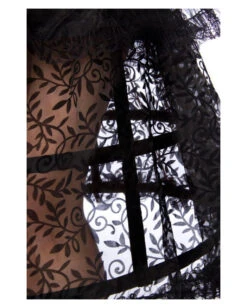 Gothic Königin Damenkostüm Mit Reifrock -Cosly Verkaufsgeschäft gothic queen damenkostuem mit reifrock gothic queen ladies costume with hop skirt 54413 03