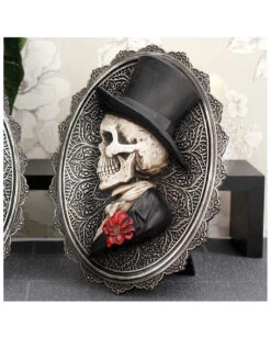 Gothic Skelett Gentleman Day Of The Dead Wand- & Standbild -Cosly Verkaufsgeschäft gothic skelett gentleman day of the dead wandbild gothic skeleton gentleman wall plaque gothic deko 39302 5