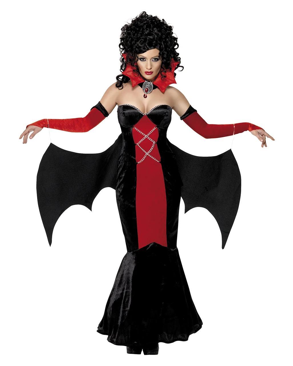 Gothic Vampiress Damen Kostüm 3 Gothic Vampiress Damen Kostüm