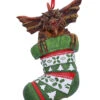 Gremlins Im Weihnachtsstrumpf Christbaumkugel -Cosly Verkaufsgeschäft gremlins stripe in weihnachtsstrumpf weihnachtskugel gremlins mohawk in stocking hanging ornament 51110 01