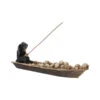 Sensenmann Mit Fähre Räucherstäbchenhalter -Cosly Verkaufsgeschäft grim reaper faehrmann raeucherstaebchenhalter grim reaper ferryman insence holder gothic deko 39254 01