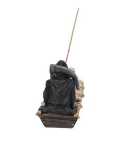Sensenmann Mit Fähre Räucherstäbchenhalter -Cosly Verkaufsgeschäft grim reaper faehrmann raeucherstaebchenhalter grim reaper ferryman insence holder gothic deko 39254 05