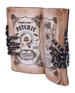 Hellseher Zauberbuch Deko 25,8cm -Cosly Verkaufsgeschäft grimoire hexenbuch deko psychic compendium deco halloween tischdekoration 51062 02