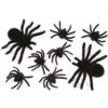 Deko Taranteln Schwarz 8 St. 1 Deko Taranteln Schwarz 8 St. -Cosly Verkaufsgeschäft haarige spinnen schwarz 8 stueck fuzzy spider family black 8 pieces halloween ungeziefer 52657