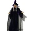 Halloween Hexe Animatronic Mit Leuchtenden Augen & Sound 175cm -Cosly Verkaufsgeschäft halloween hexe mit leuchtenden augen und sound 175cm halloween hexe animatronic halloween und horror dekoration 51914
