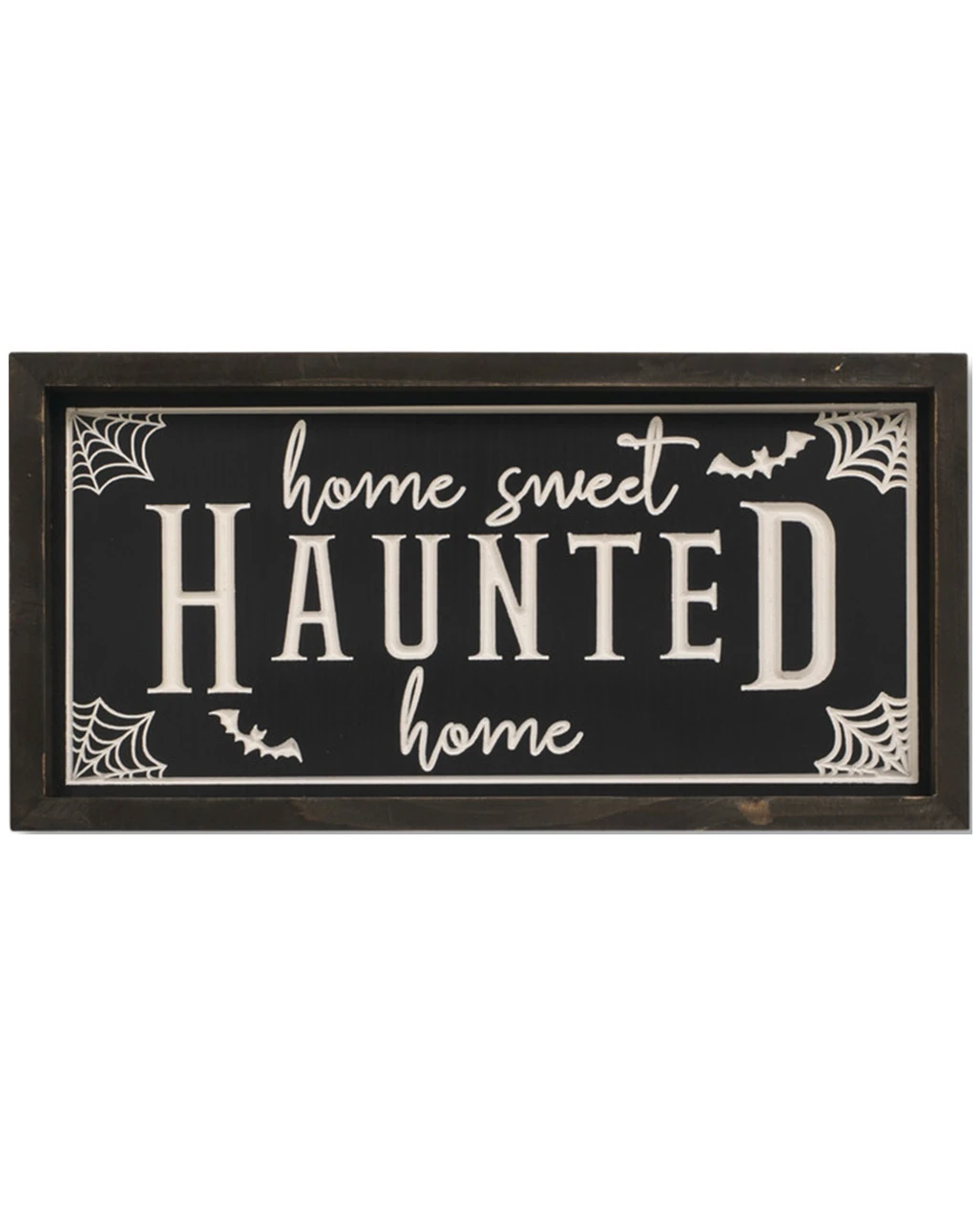 "Home Sweet Haunted Home" Halloween Wandbild 40cm 3 "Home Sweet Haunted Home" Halloween Wandbild 40cm