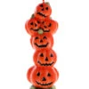 Jack O Lantern Kürbis Kerze 19 Cm -Cosly Verkaufsgeschäft halloween kuerbis kerze jack o lantern kuerbis kerze halloween pumpkin pillar candle 39314 01