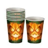 Party Becher Set Kürbis 6 Stück -Cosly Verkaufsgeschäft halloween kuerbis party papp becher 8 stueck halloween party pumpkin cups 8 pcs 39178