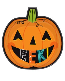 Pumpkin Teller In Kürbis Form 8 St.