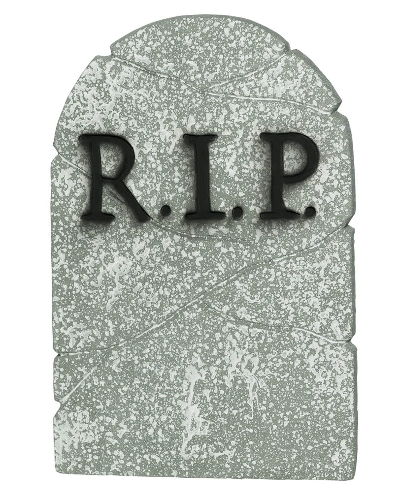 Deko Grabstein RIP 3 Deko Grabstein RIP