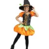 Süße Kürbis Hexe Kinderkostüm