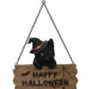 Kätzchen Mit Happy Halloween Schild -Cosly Verkaufsgeschäft happy halloween kaetzchen mit schild happy halloween kitten with sign halloween deko 51343 01