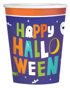 8 Happy Halloween Einwegbecher