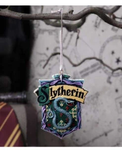 Harry Potter Slytherin Wappen Hängeornament 8cm -Cosly Verkaufsgeschäft harry potter slytherin crest haenge ornament 8cm harry potter slytherin weihnachtskugel hogwarts merchandise 53991 7