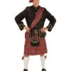 Schotten Highlanderkostüm Mit Tasche -Cosly Verkaufsgeschäft highlander schottenkostuem mit tasche scotsman costume bild1 27037