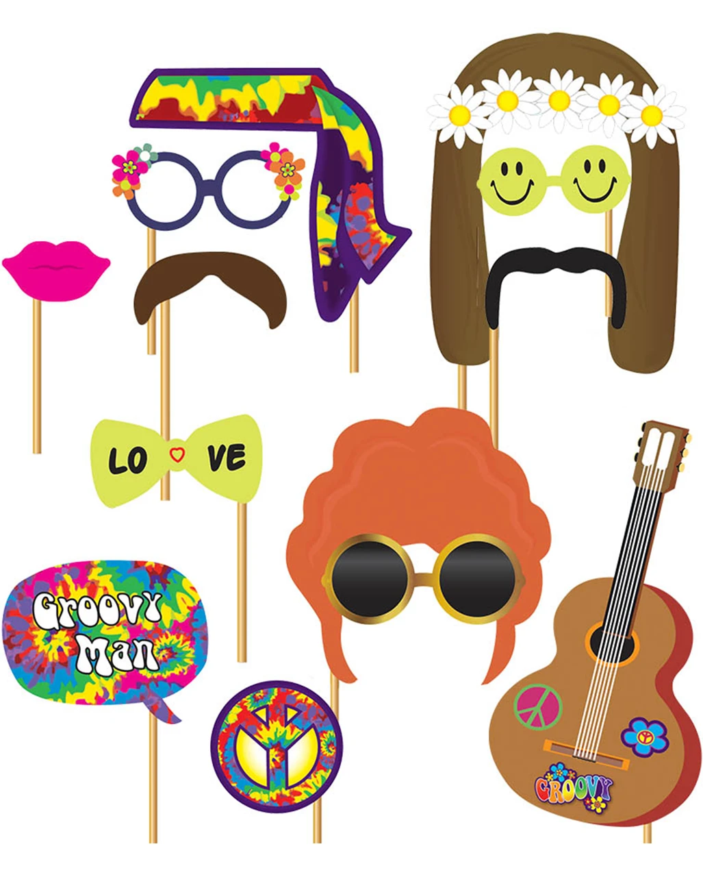 Fotobox Set Flower Power 3 Fotobox Set Flower Power