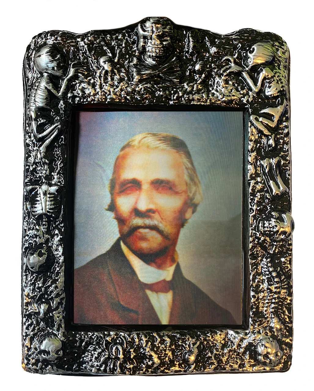 Teuflischer Opa Hologramm Wandbild 22x30 Cm 3 Teuflischer Opa Hologramm Wandbild 22x30 Cm