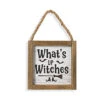 Halloween Wandbild "What´s Up Witches" 15cm -Cosly Verkaufsgeschäft holz schild whats up witches 15cm wood wall sign halloween dekoschild halloween 54239