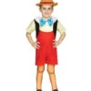 Kleinkinderkostüm Marionetten Junge -Cosly Verkaufsgeschäft holzjunge kleinkinderkostuem karnevalkostuem faschings kostuem fuer kinder wooden boy child costume 25747