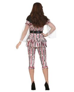 Killer Clown Damenkostüm Mit Kurzer Hose -Cosly Verkaufsgeschäft horror clown damenkostuem mit hose horror clown costume with trousers halloween kostuem 53478 02