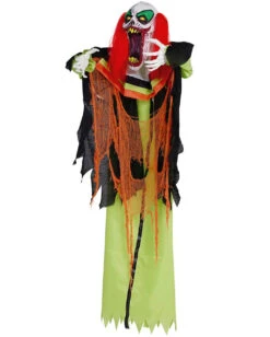 Zappelnder Horror Clown 160cm 6 Zappelnder Horror Clown 160cm -Cosly Verkaufsgeschäft horror clown mit bewegung 160cm horror clown with movement halloween animatronics 53366 2