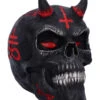 Infernal Teufels Totenschädel 20cm -Cosly Verkaufsgeschäft infernal teufels totenkopf infernal teufels totenschaedel infernal devil skull gothic deko 54566 01