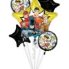 Justice League DC Folienballon Bouquet -Cosly Verkaufsgeschäft justice league dc superhelden folienballon boquet super hero foil balloon set 39710