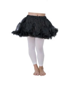 Schwarzer Kinder Petticoat
