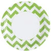 Zick-Zack Pappteller Kiwi Grün 8 St. 1 Zick-Zack Pappteller Kiwi Grün 8 St. -Cosly Verkaufsgeschäft kiwi gruene zick zack pappteller tischdekoration sommerparty zickzack muster paper plates 35758