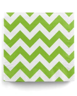 Zick-Zack Servietten Kiwi Grün 20 St.