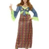 Kurvige Hippie Braut Plus Size Kleid -Cosly Verkaufsgeschäft kurvige hippie lady kostuem mit stirnband plus size hippie lady costume kostueme in uebergroesse 29441 1