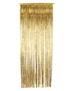 Goldener Lametta Vorhang