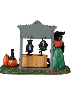 Lemax Spooky Town - Schwarzer Katzen Countdown -Cosly Verkaufsgeschäft lemax spooky town black cat countdown halloween dekoration spooky town figuren kaufen 53839 04