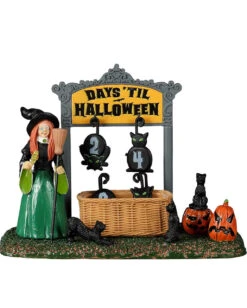 Lemax Spooky Town - Schwarzer Katzen Countdown -Cosly Verkaufsgeschäft lemax spooky town black cat countdown halloween dekoration spooky town figuren kaufen 53839 05