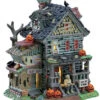 Lemax Spooky Town - Unheimliches Haus Der Nachbarschaft -Cosly Verkaufsgeschäft lemax spooky town creepy neighborhood house spooky town gebaeude kaufen 53848 01