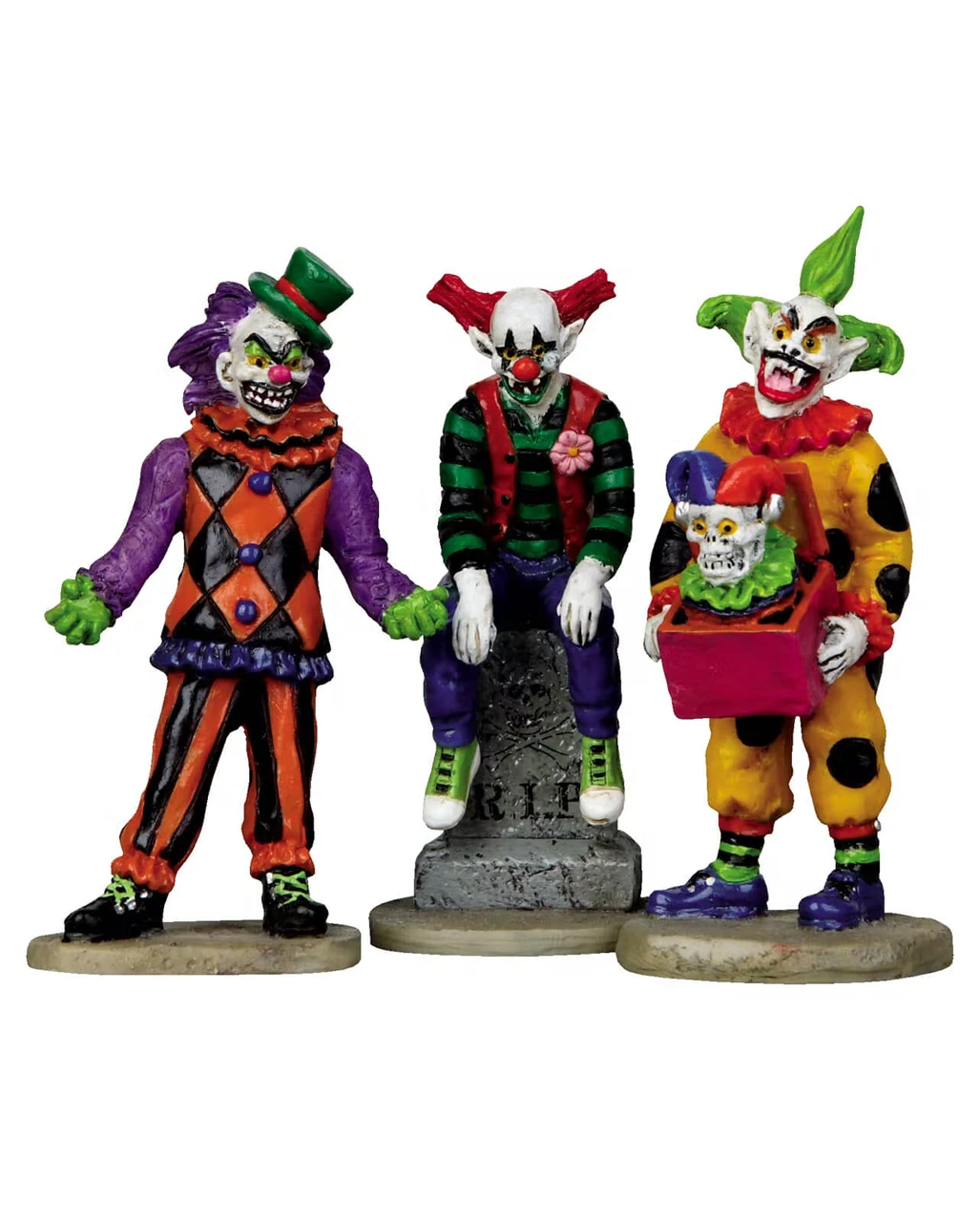 Lemax Spooky Town - Böse Unheimliche Clowns 3er Set 3 Lemax Spooky Town - Böse Unheimliche Clowns 3er Set