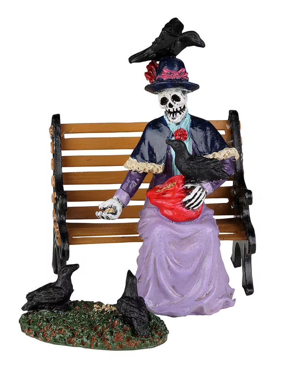 Lemax Spooky Town - Raben Fütterung 3 Lemax Spooky Town - Raben Fütterung