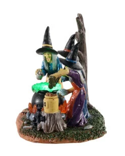 Lemax Spooky Town - Hexen Teamwork -Cosly Verkaufsgeschäft lemax spooky town witches teamwork halloween dekoration spooky town figurine 53630 03