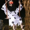 LED Clownskelett Auf Schaukel 90 Cm
