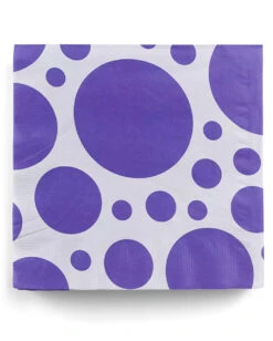 Lila Punkt Servietten 20 St.