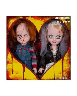 Living Dead Dolls Chucky Und Tiffany Set 25cm -Cosly Verkaufsgeschäft living dead dolls chucky and tiffany puppenset living dead dolls chucky and tiffany action figurine set 50889 03
