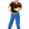 Original Plus Size Popeye Kostüm -Cosly Verkaufsgeschäft lizenziertes popeye kostuem plus size xxl popeye seemann verkleidung fuer fasching popeye fanartikel 15330ps 01