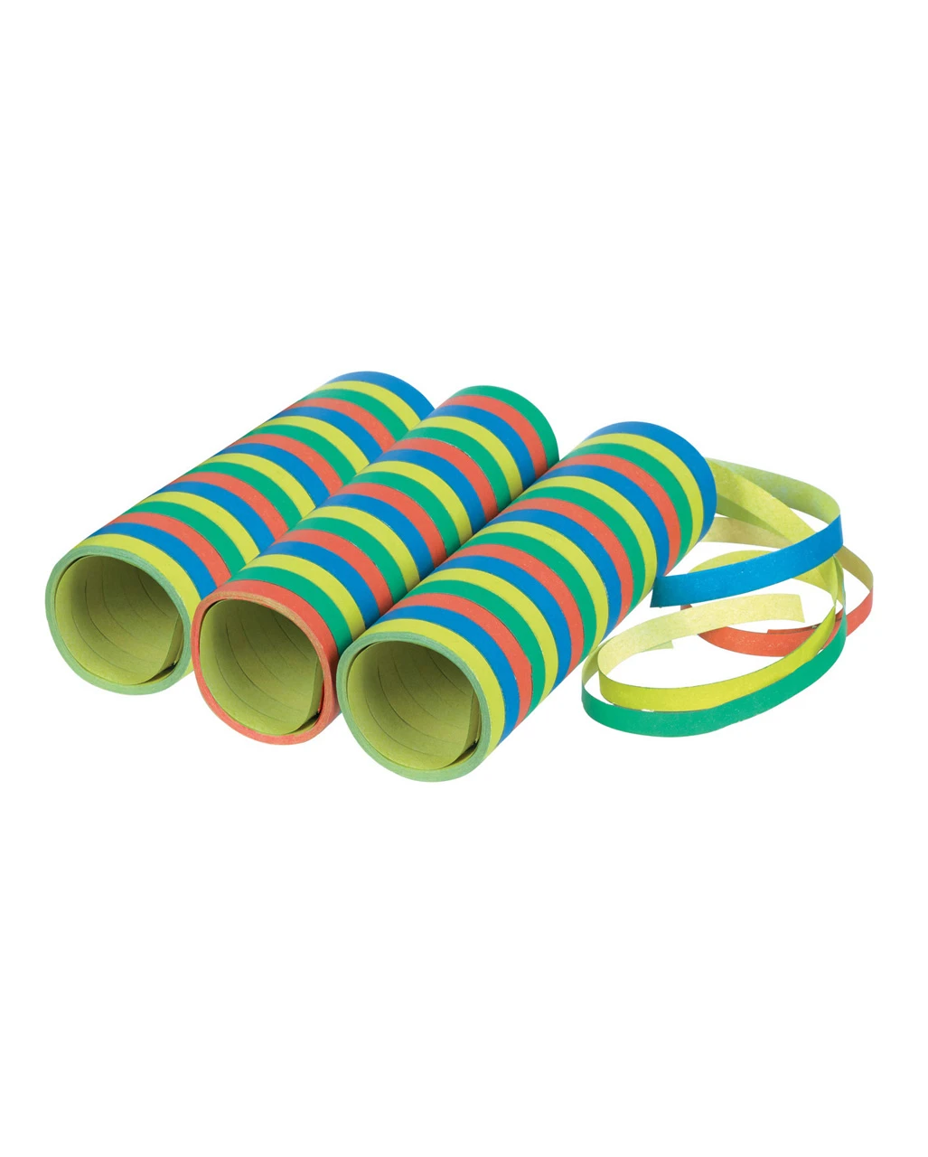 Luftschlangen 3er Pack - Schwer Entflammbar 3 Luftschlangen 3er Pack - Schwer Entflammbar