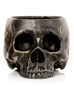 Marmorierter Gothic Totenschädel Pflanzentopf -Cosly Verkaufsgeschäft marmorierter gothic totenkopf pflanzenschale gothic totenschaedel pflanzenschale gothic skull plant pot 54615 03