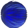 Ballon-Lampion Blau Metallic 25 Cm