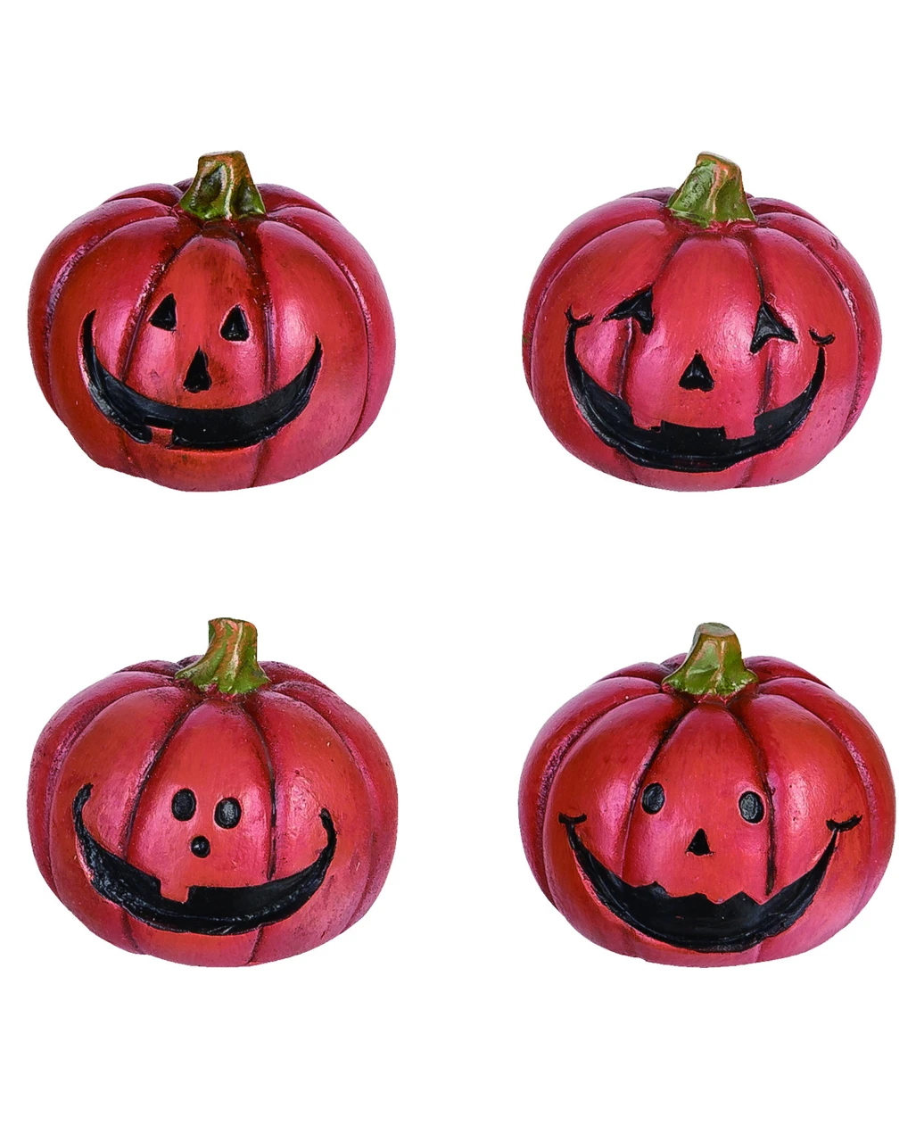 Kleine Halloween Kürbis Figur 3cm 3 Kleine Halloween Kürbis Figur 3cm