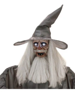 Mittelalterlicher Zauberer Halloween Animatronic 190cm -Cosly Verkaufsgeschäft mittelalterlicher magier halloween animatronic medieval wizard halloween animatronic halloween dekoration 53778 03