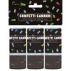 Multi Color Konfettikanone 3 Stück 10,5cm -Cosly Verkaufsgeschäft multi color konfettikanone 3 stueck multi color confetti canon party popper partyzubehoer 53397 02