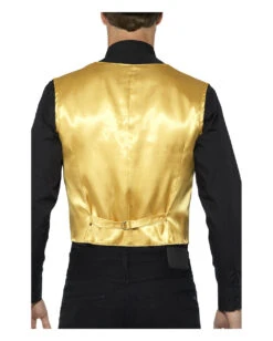 Goldene Männer Pailletten-Weste -Cosly Verkaufsgeschäft pailetten weste fuer herren gold zirkus direktor weste pailletten weste fuer fasching 28480 3
