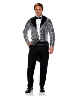 Pailletten Frack Silber